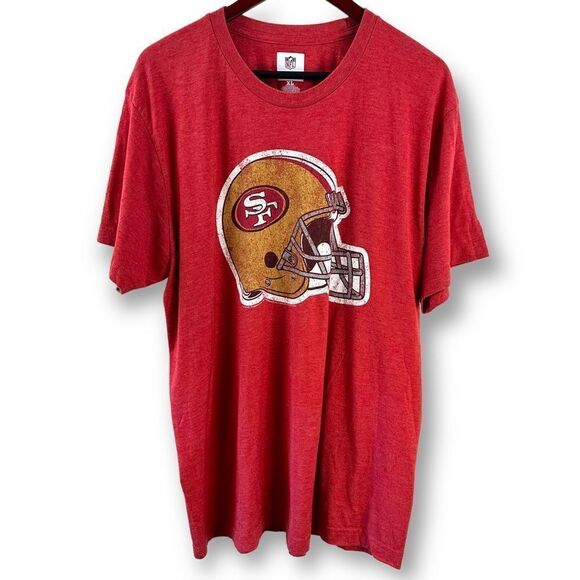 NFL red San Francisco 49ers T-shirt size XL - Picture 1 of 4